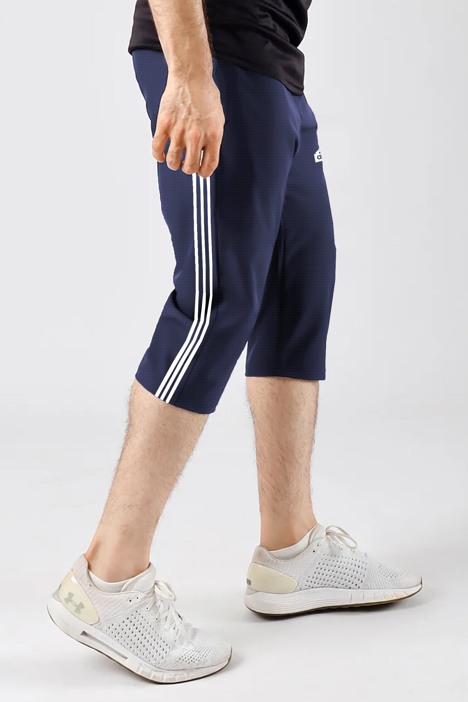 Adds Motion Flex Pro Side Panel Shorts In Navy Blue