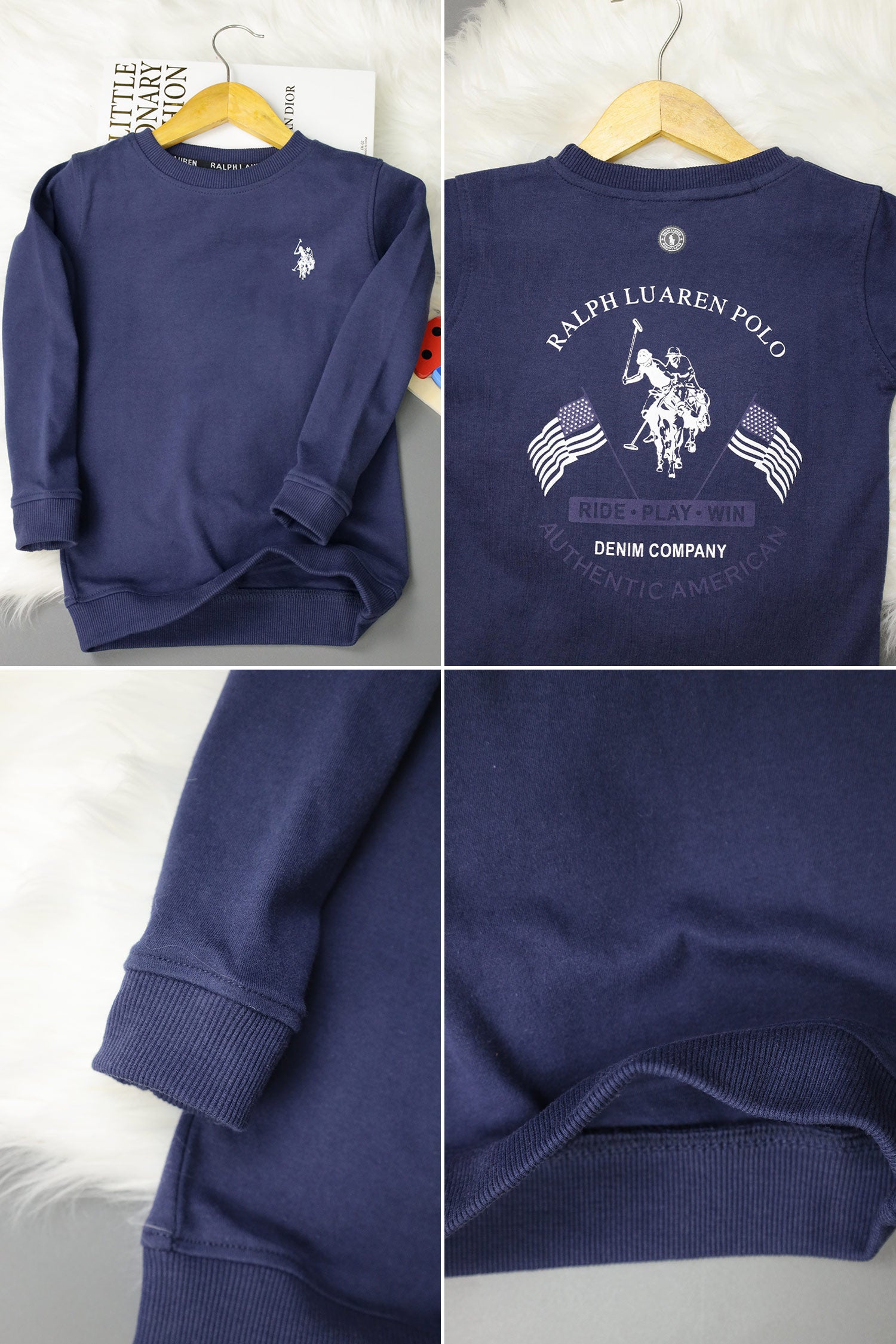 U.S. Polo Assn Round Neck Unisex Kids SweatShirt