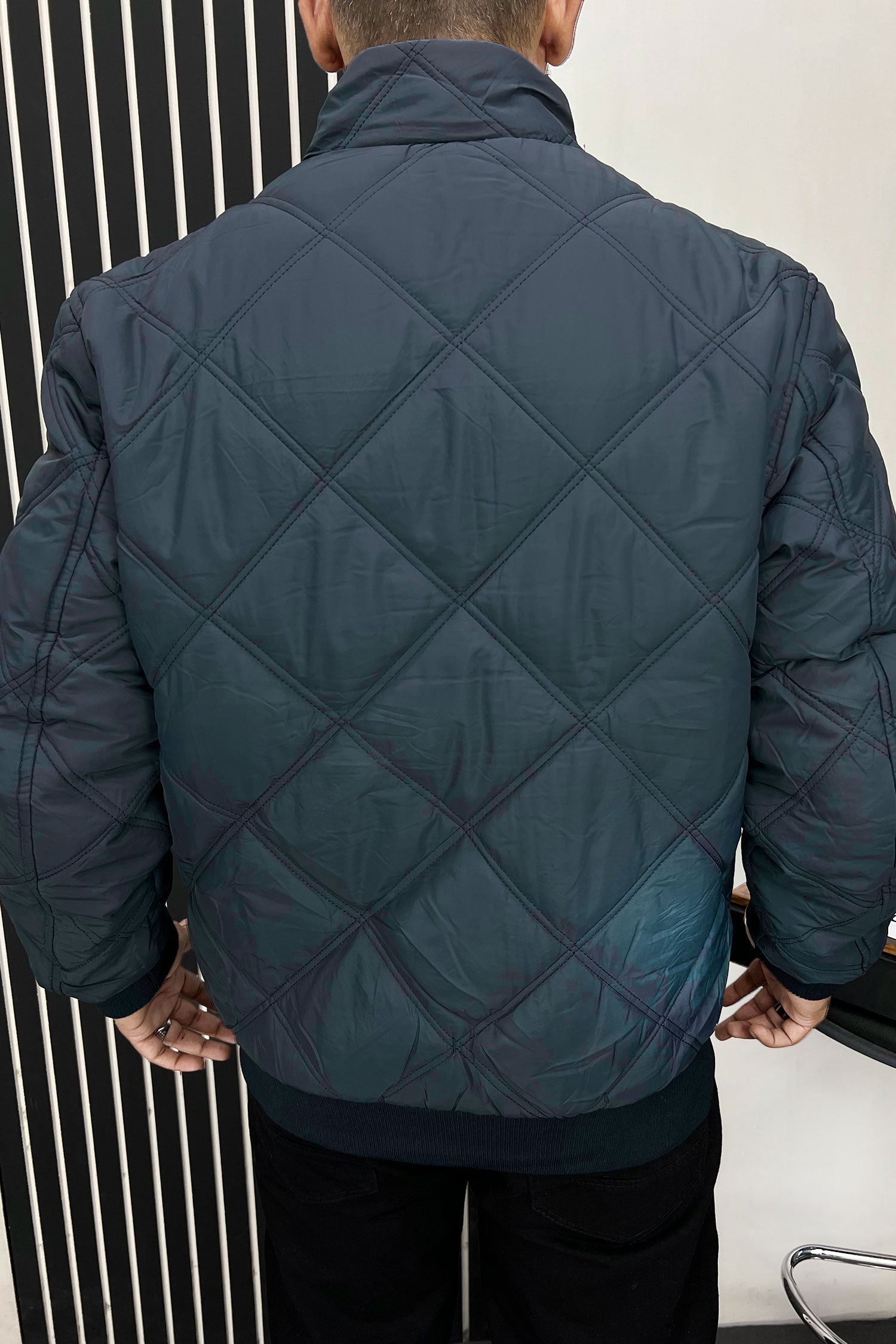 Tmy Dual Stitch Padded Imported Puffer Jacket