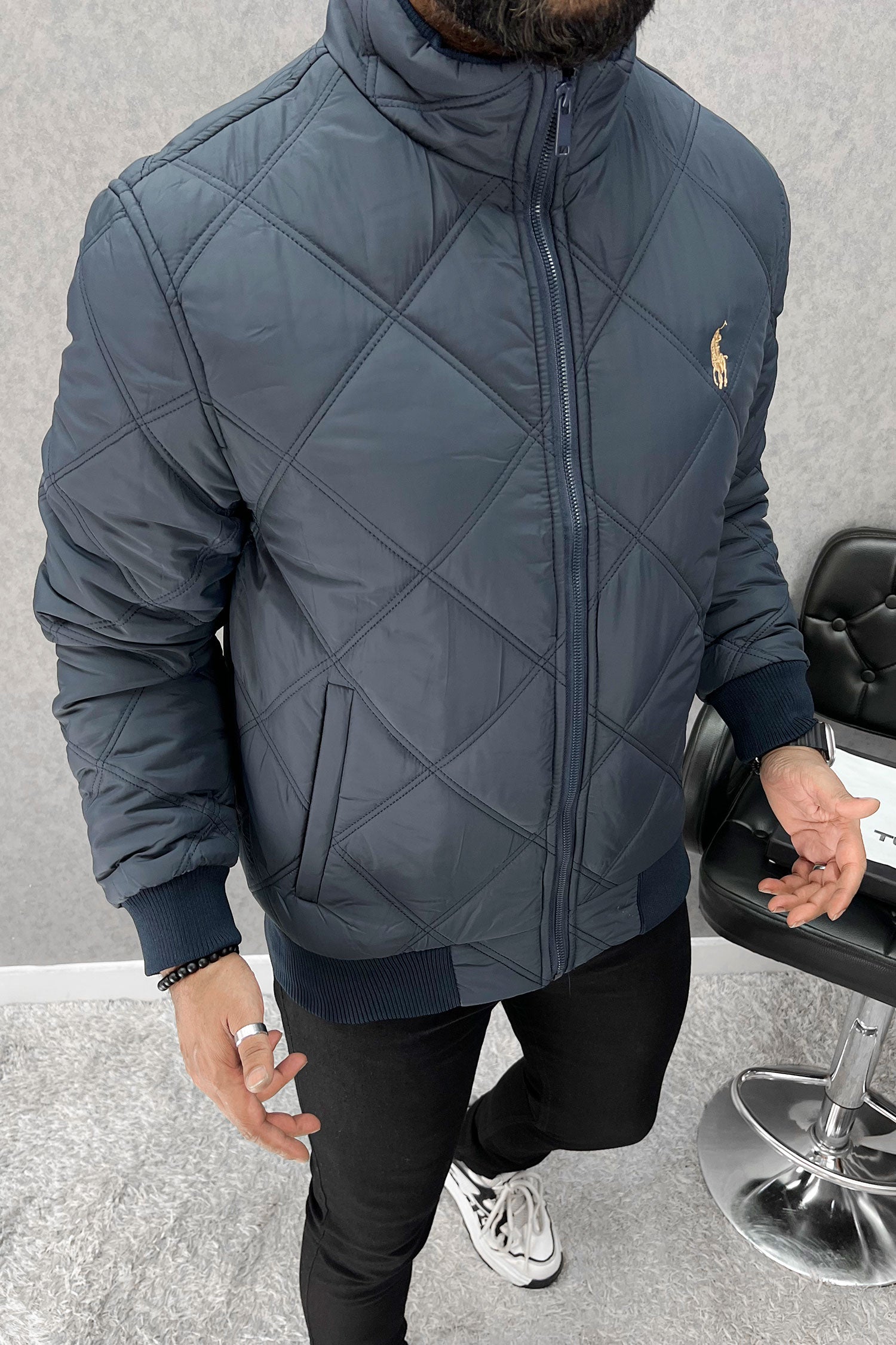 Rph Lren Polo Diamond Cut Stitch Imported Puffer Jacket