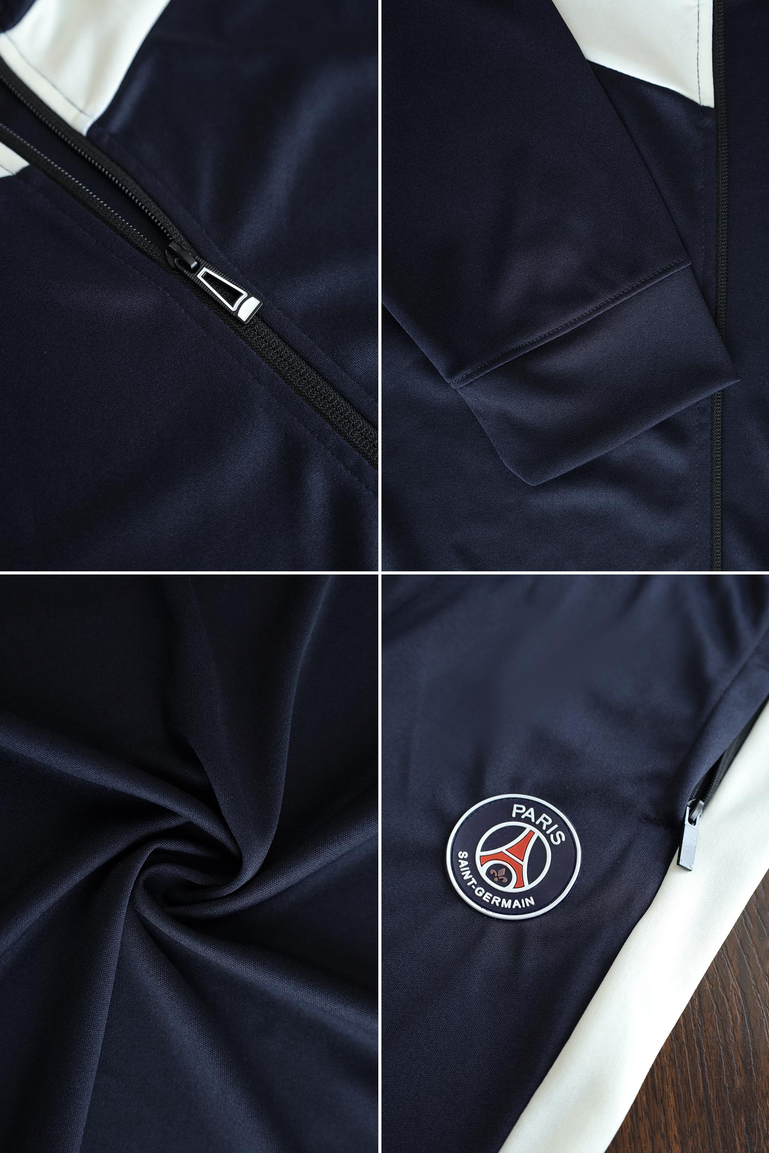 Nke Diagonal V Panel Signature Full Zipper Tracksuit