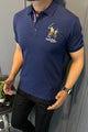 Turbo Polo Club Horse Pony Badge Men's Polo Shirt