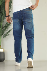 Turbo Urban Commuter Dura-Flex Slim Fit Jeans In Navy Blue