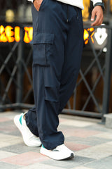 Turbo Micron Imp Cargo Trouser In Navy Blue