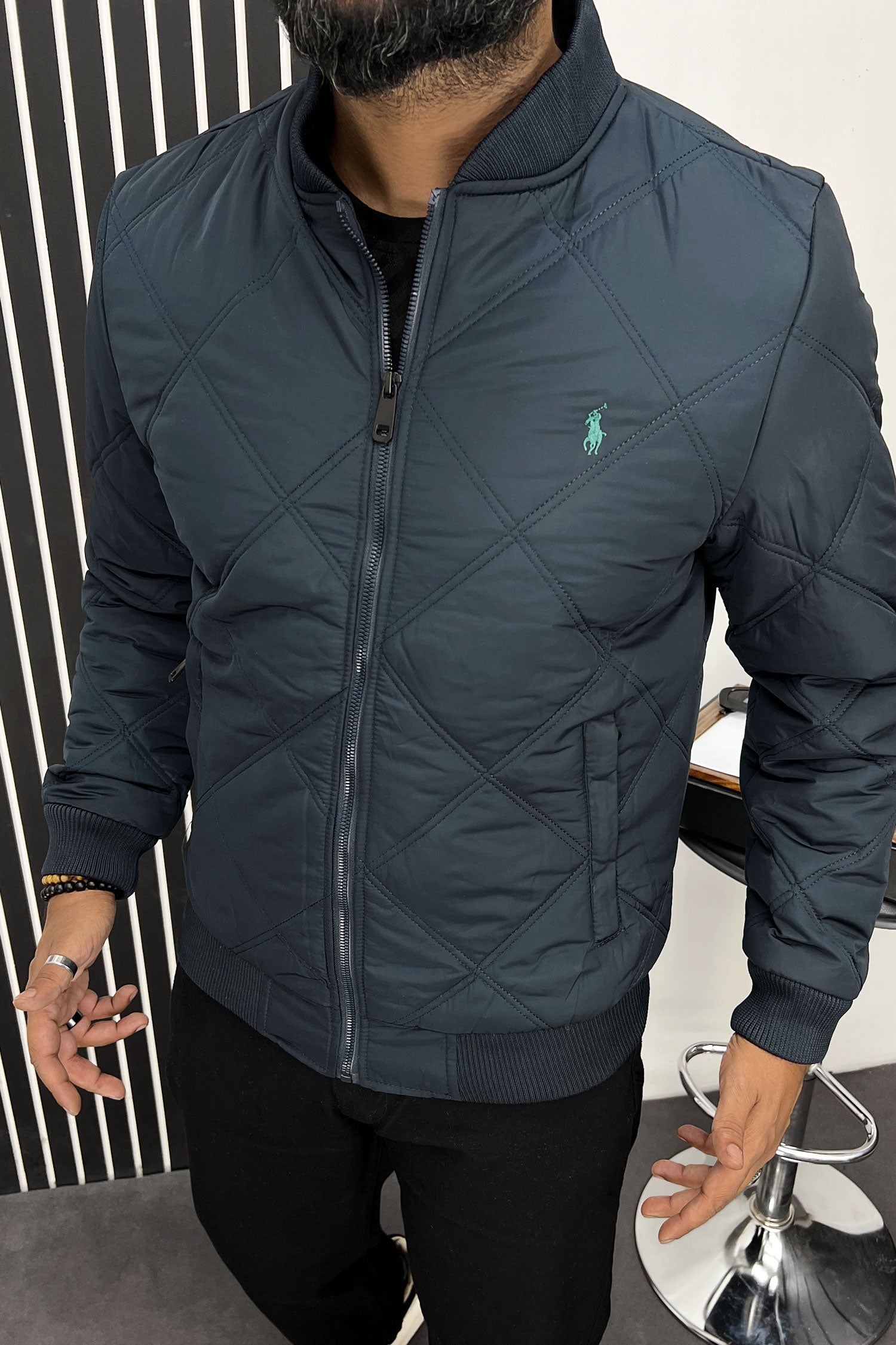 Polo Rph Lren Rib Style Imported Puffer Jacket