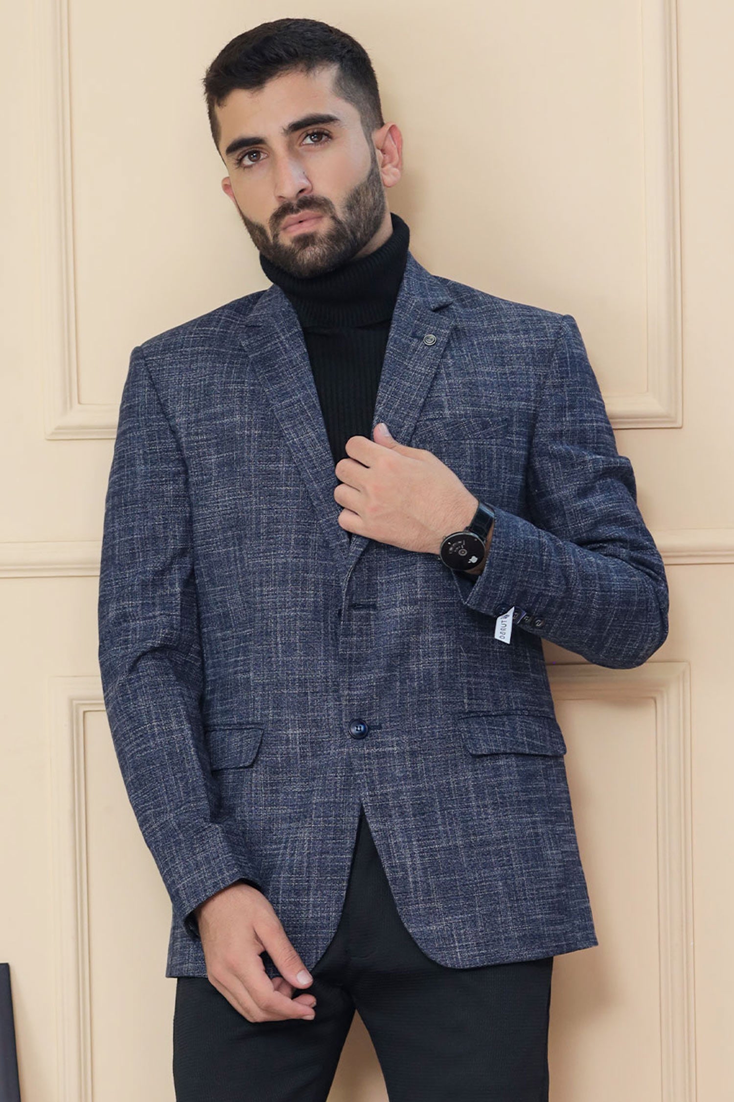 Classic Rich Ember Tone Mens Casual Blazer