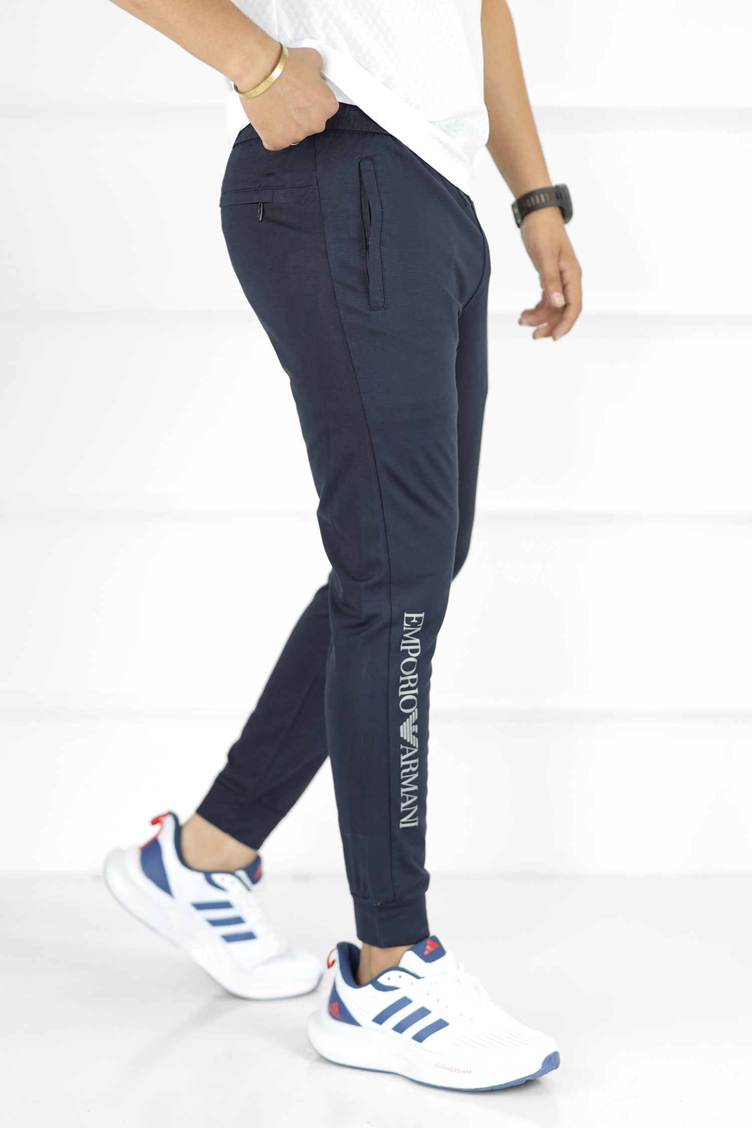 Armni Fusion Track Grip Fit Sportswear Trouser