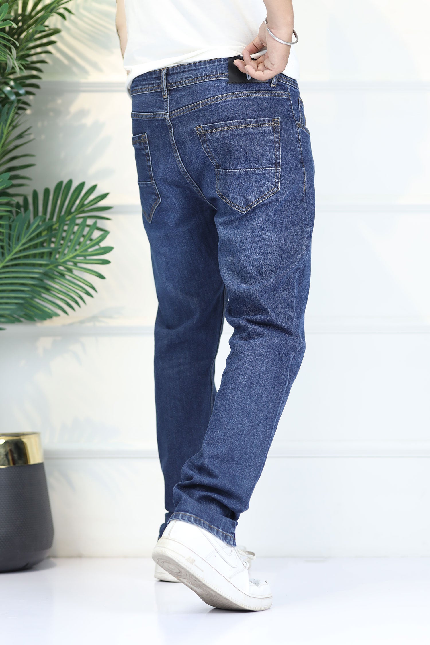 Turbo 'Asphalt' Rider Flex Slim Fit Jeans In Navy Blue