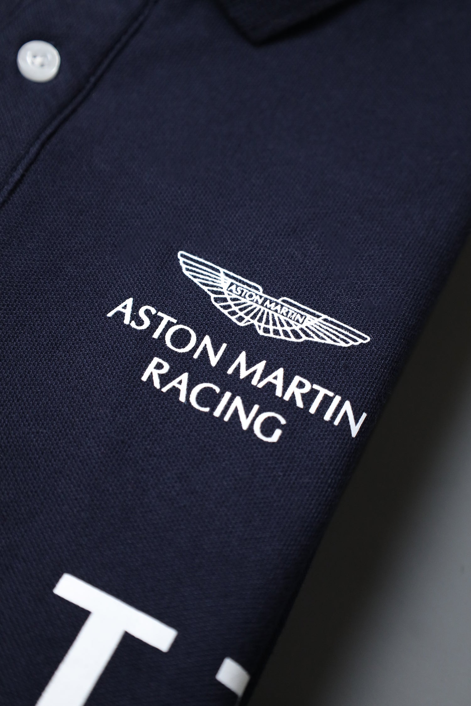 Hackt Lndon Aston Martin Racing Contrast Sleeve Men's Polo Shirt