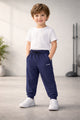 Turbo Comfortable And Grip Bottom Trousers kids For Boys In Navy Blue