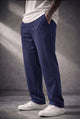 Turbo Street Comfort  Loose Bottom Trouser In Navy Blue