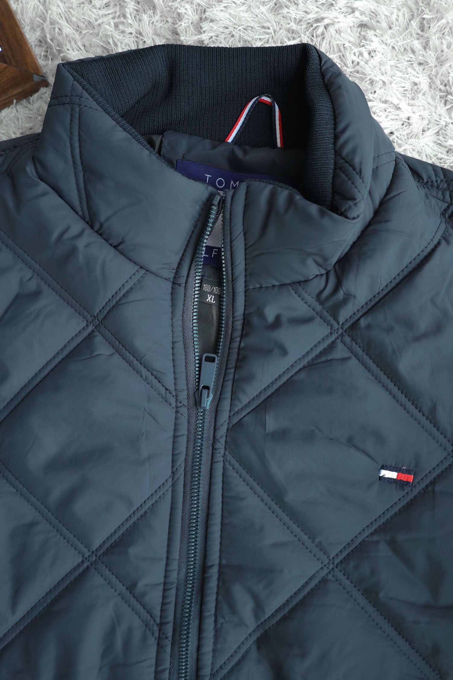 Tmy Dual Stitch Padded Imported Puffer Jacket