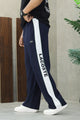 Lcste Tennis Logo Stripe Loose Bottom Trouser
