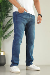 Turbo Urban Commuter Dura-Flex Slim Fit Jeans In Navy Blue