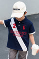Plo Rph Lren Prominent Diagonal Stripe Younger Kids Polo Shirt