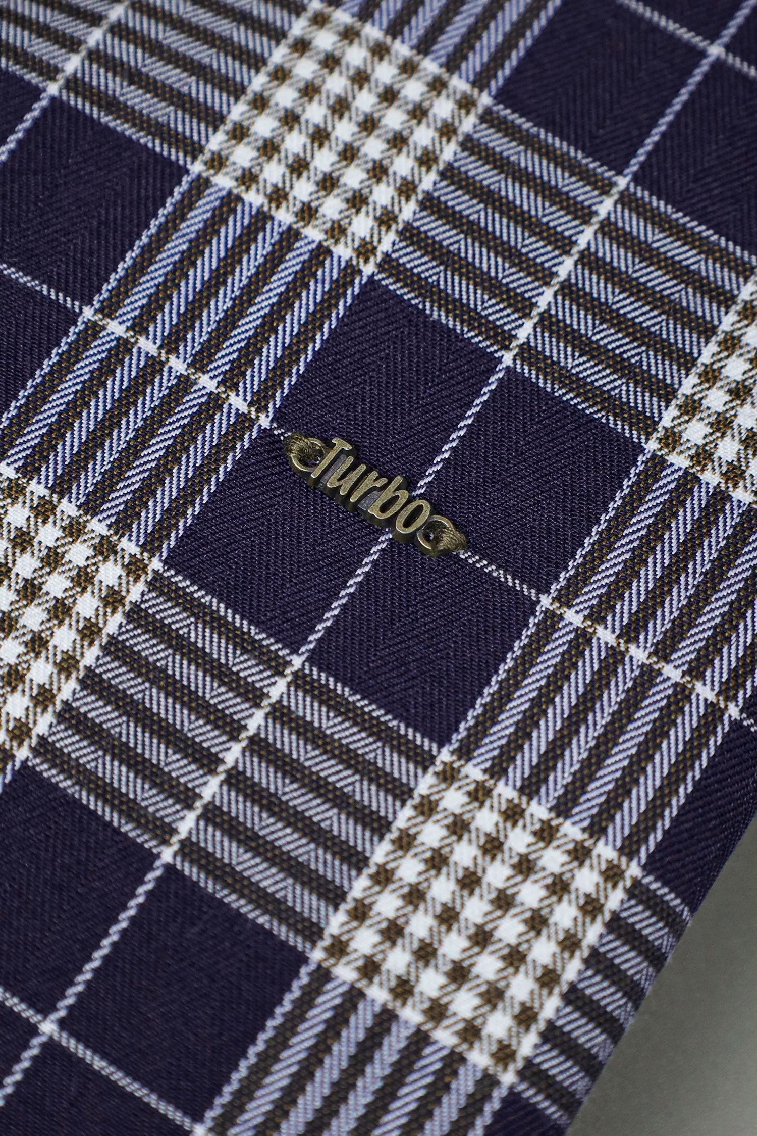 Turbo Plaid Pattern Creation Long Sleeve Cotton Casual Shirt