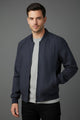 Luis Vten Wind Proved  Imported Light Weight Jacket In Navy Blue