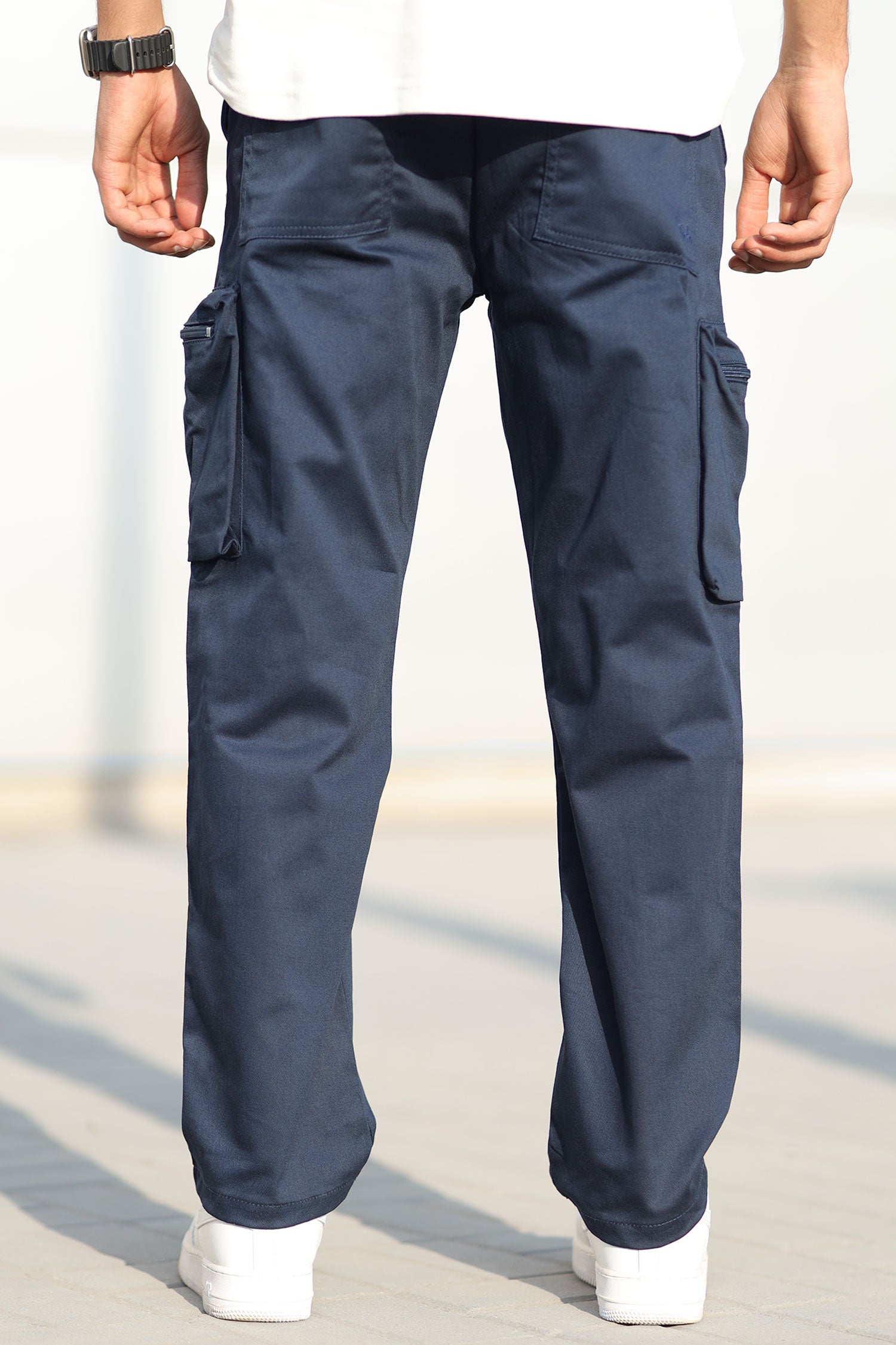 Turbo StreetFit Zip Pockets Imp Cotton Cargo Trouser