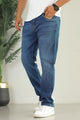 Turbo Urban Commuter Dura-Flex Slim Fit Jeans In Navy Blue