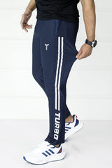 Turbo Born Tough Workout Running Men's Dryfit Trouser In Navy Blue
