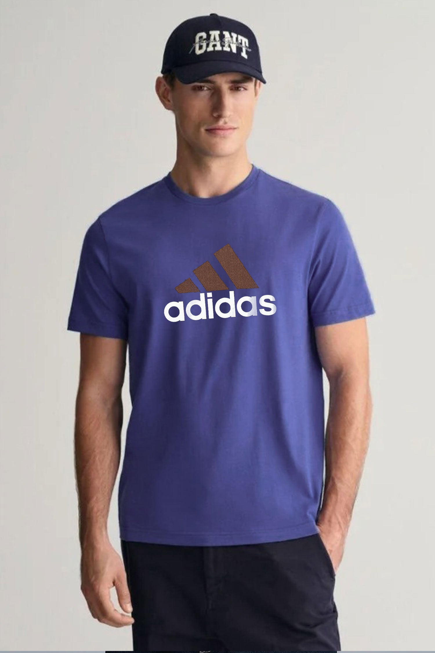 Adds Short Sleeve Imported Round Neck T-Shirt