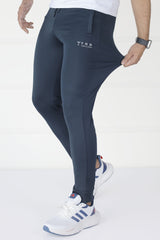 Turbo Gym King Active Men's Dryfit Trouser In Navy Blue