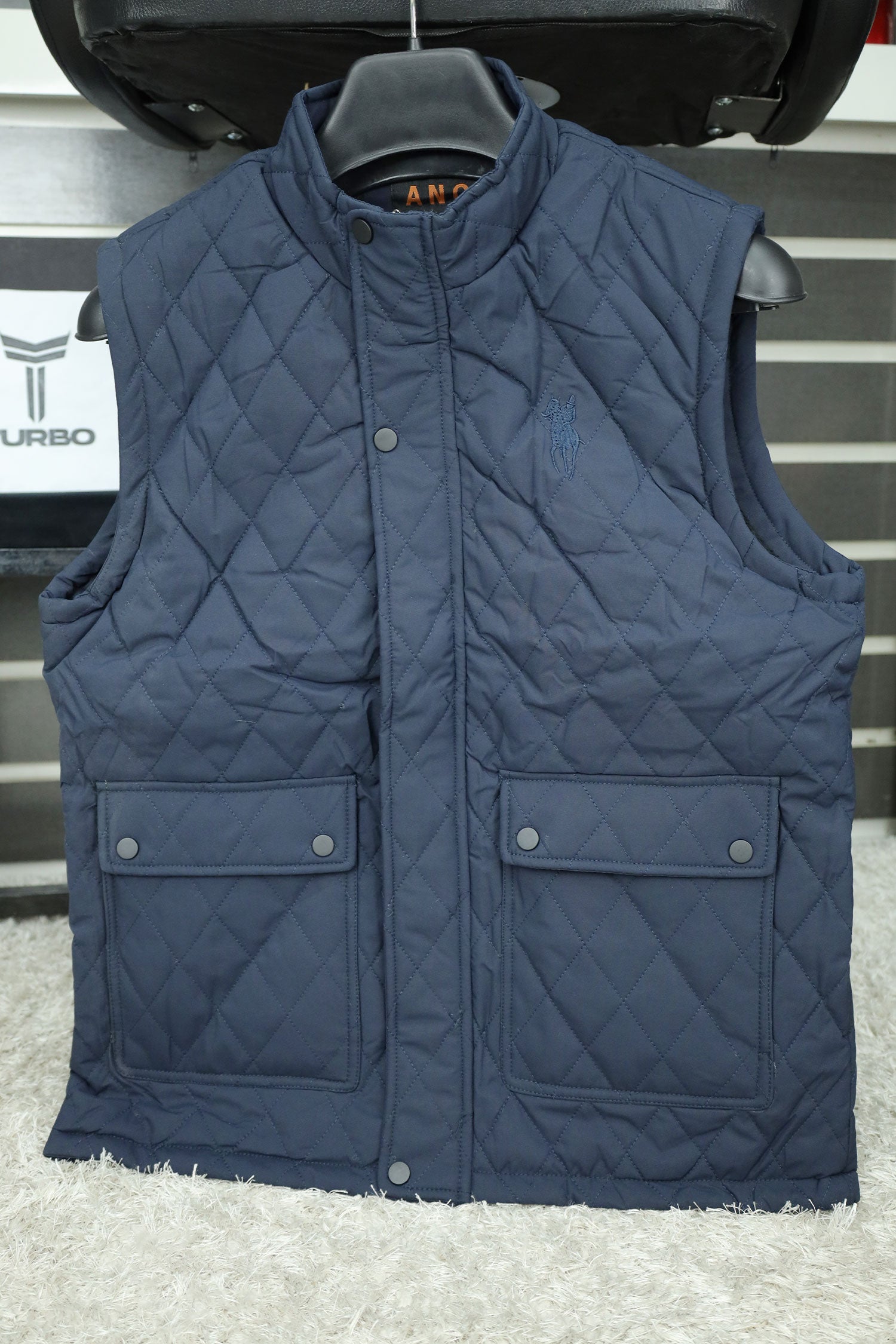 Rph Lren Polo Diamond Cut Quilted Imported Men's Gilet