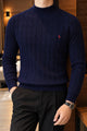 Polo Old Money Aesthetic Textured Imported Men's Sweater