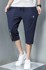 TRB Design Front Logo Print Men Shorts