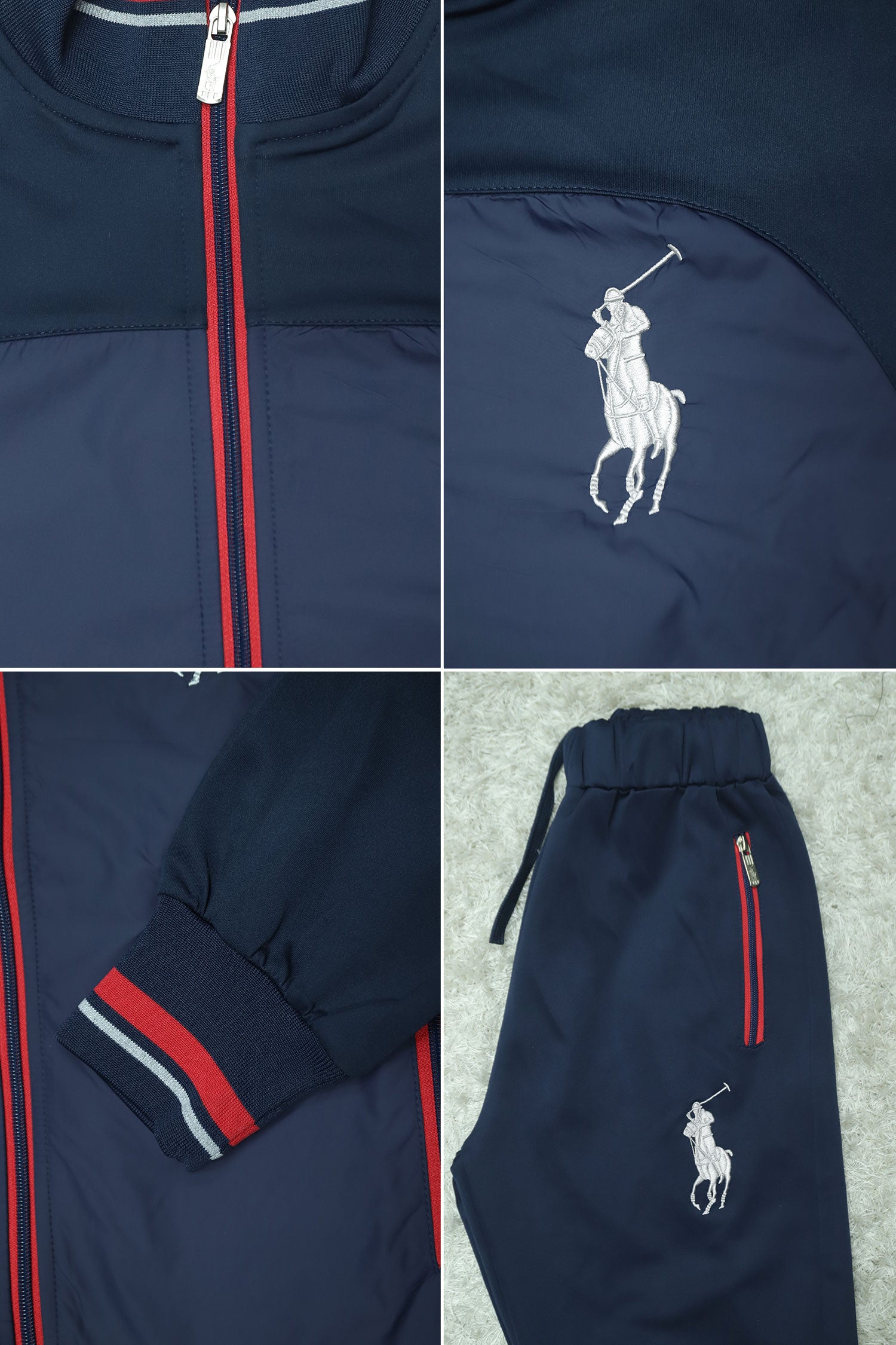 RL Polo Sportswear Men Zipper Tracksuit