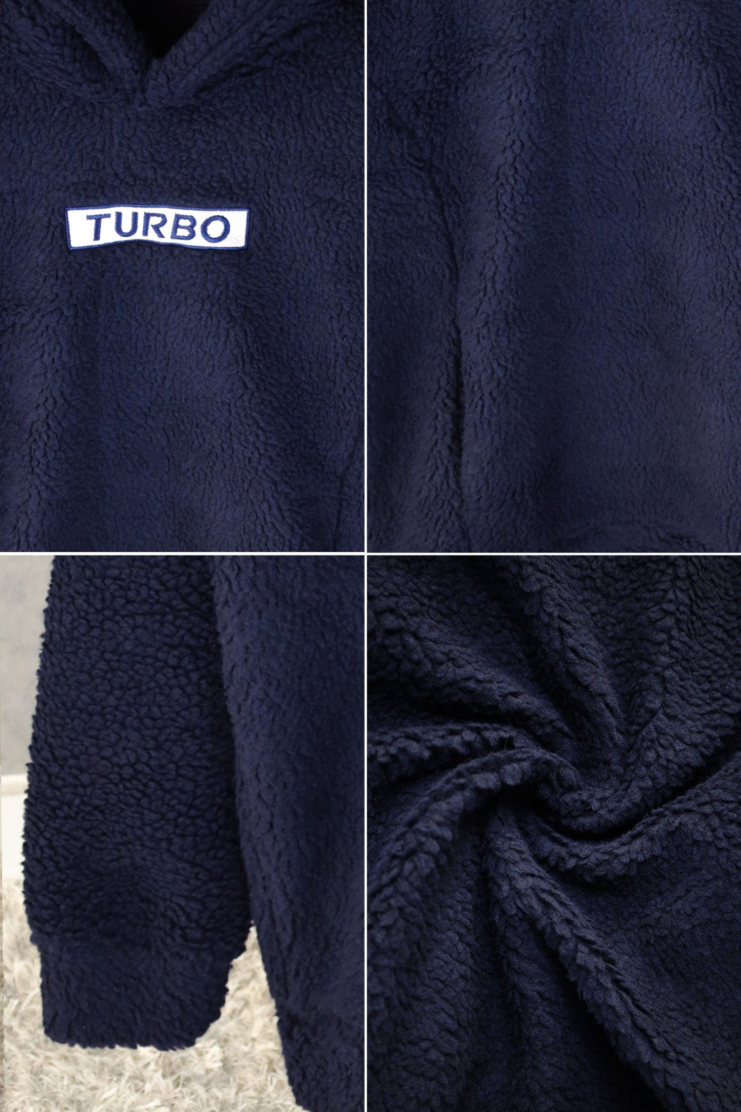 Turbo Cozy Imported Sherpa-Lined Hoodie