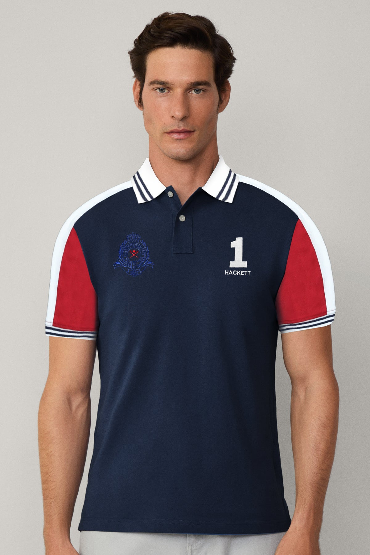 Hackt Lndn Prestige League #1 Edition Men's Polo Shirt In Navy Blue