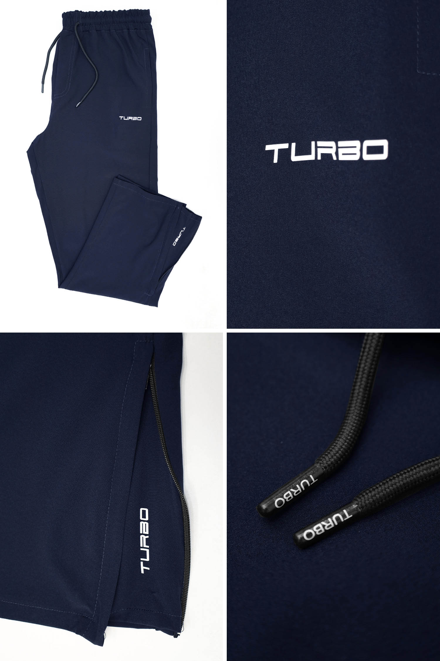 Turbo Loose Bottom Zip Style Imported Sportswear Trouser