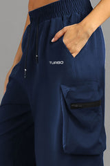 Turbo Loose Box Pockets Imported Cargo Trouser - Women