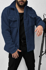 Turbo Pocket Style Sherpa Fleece Light Weight Jacket