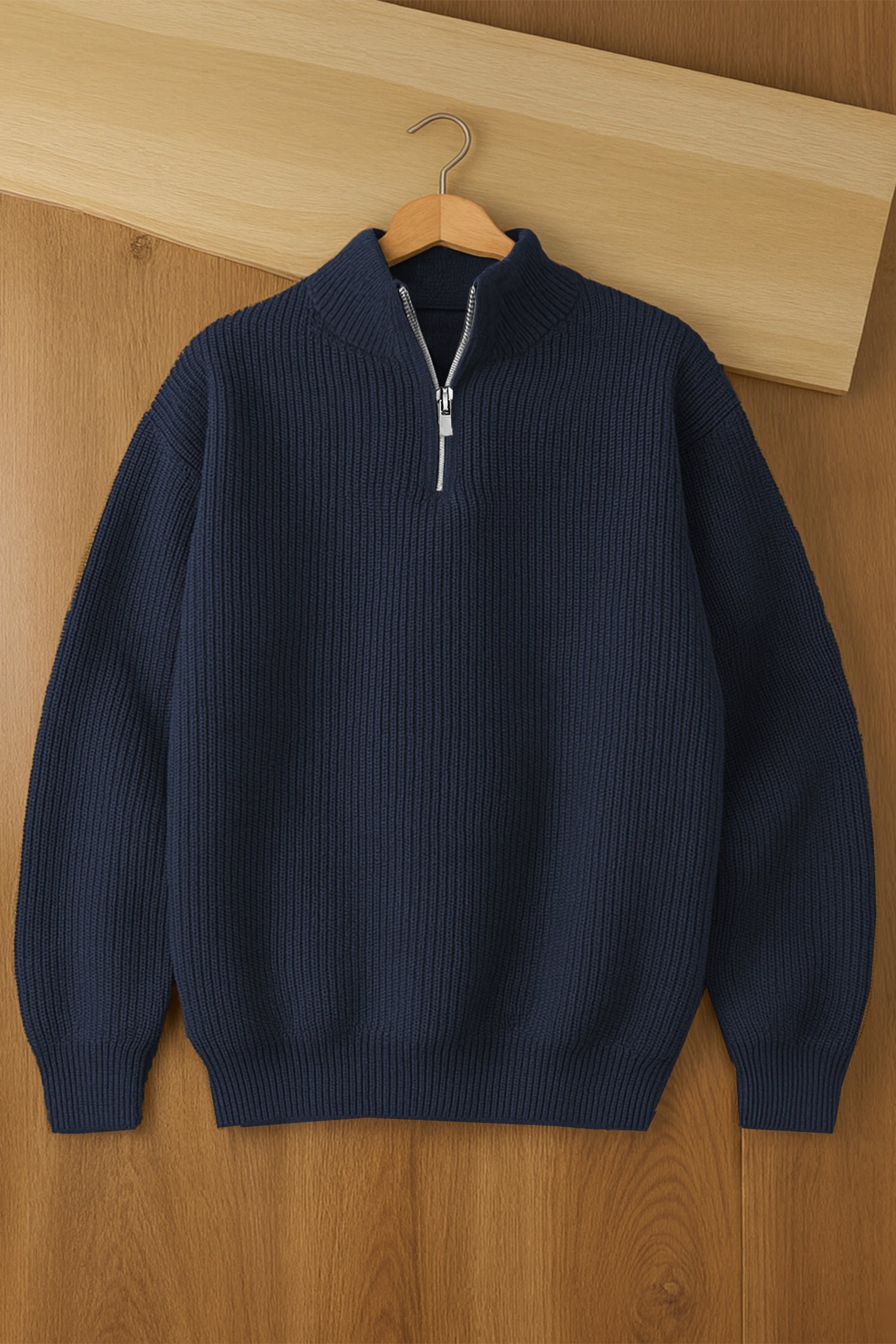 Turbo merino quarter zip Imported Men's Sweater