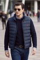 Polo Packable Down Imported Puffer Men's Gilet In Navy Blue