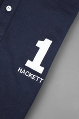 Hackt Lndn Prestige League #1 Edition Men's Polo Shirt In Navy Blue
