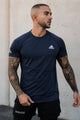 Adds Own the Run Energy Men's Imp Dry-Fit Tee In DarK Navy