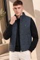 Polo Grid-Quilted Imported Suede Men's Gilet