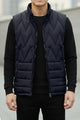 Sleeveless Reversible Perashoot Imported Men's Gilet In Navy Blue