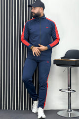 Turbo Panel Line Men Zipper Tracksuit