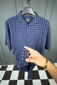 Turbo Premium Lightweight Half Sleeve Casual Shirt In Navy Blue