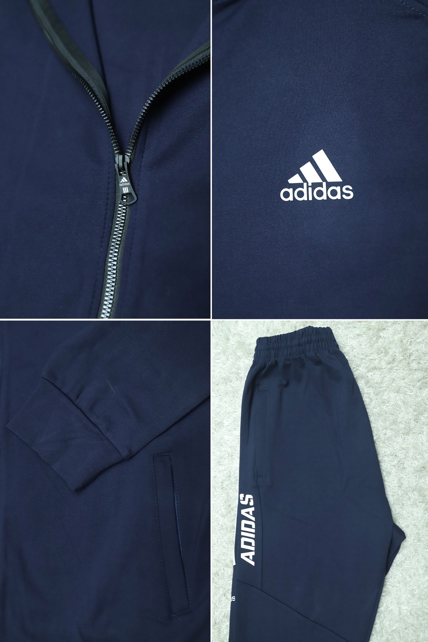 Adds Signature Sportswear Men Zipper Tracksuit