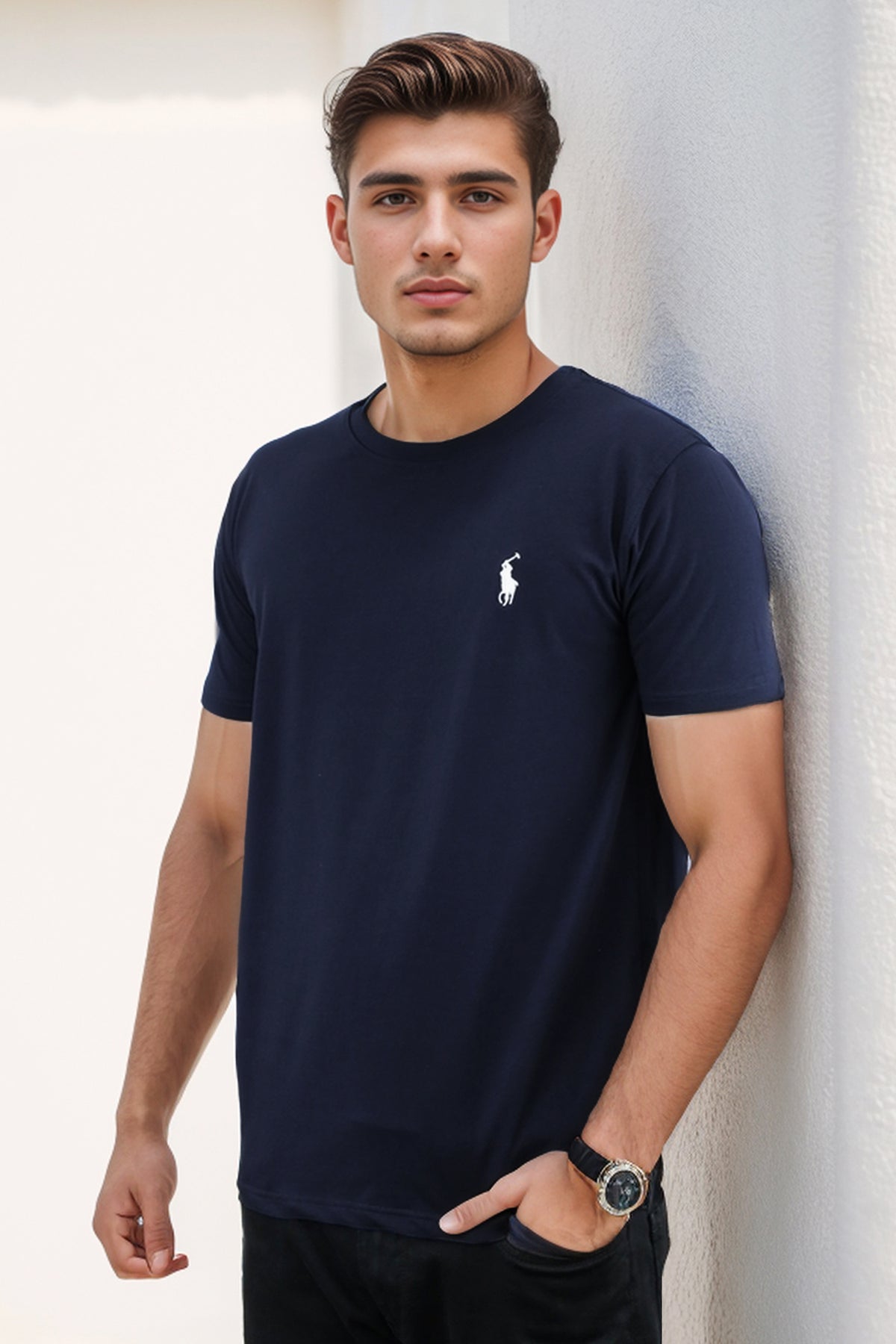 Raph Luren Polo Round Neck T-Shirt