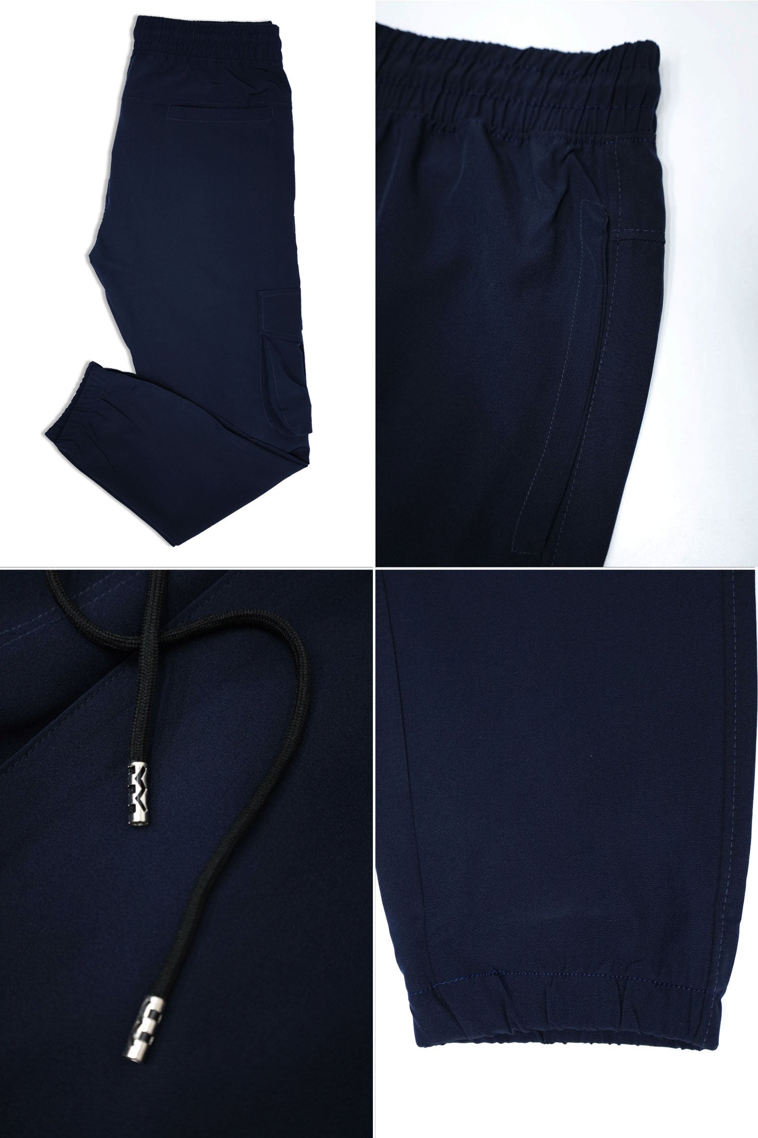 Turbo Concept Cargo SlimFit Imported Sportswear Trouser In Navy Blue