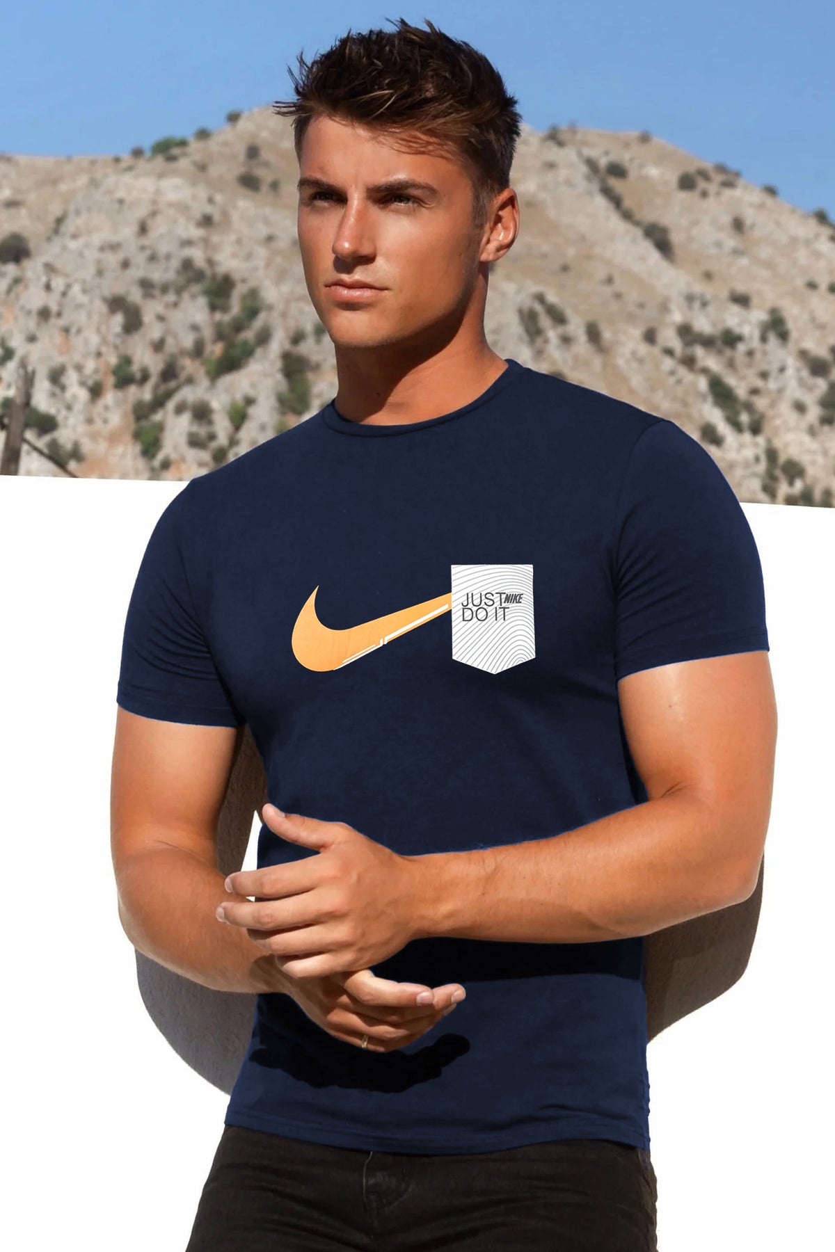 Nke Jst do It Slogan Crew Neck Tee