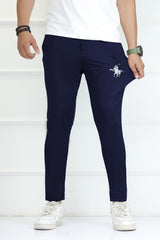 Polo Rph Luren Comfort Fit Quick-Dry Slim-Fit Trouser In Navy Blue