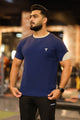 Turbo T-Storm Performance Climalite Dry-Fit Tee In Navy Blue