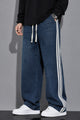 Turbo Crew line Stripe Denim Baggy Jeans